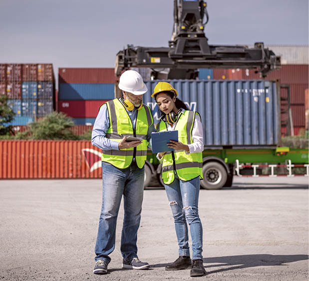 Overuren transport engineers safe uniform