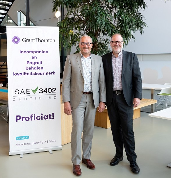 Grant Thornton toont kwaliteit dienstverlening aan met ISAE 3402-certificaat